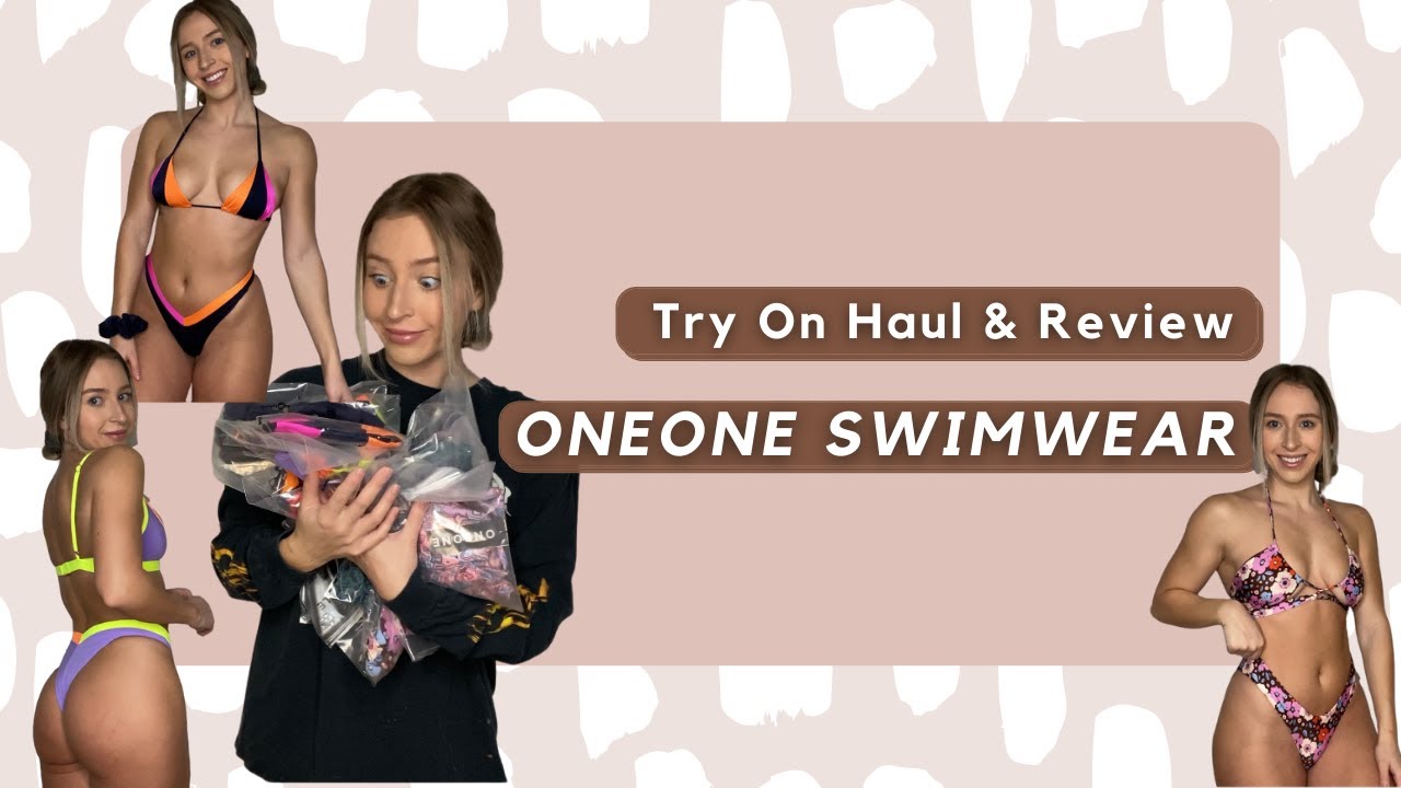 ONEONE SWIMWEAR  BIKINI TRY ON HAUL & REVIEW 