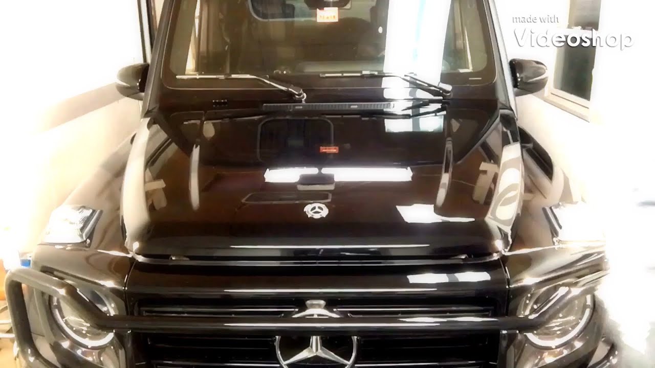 HOOD WRAP on 2019 Mercedes G-Class by BRI DESIGNS - YouTube