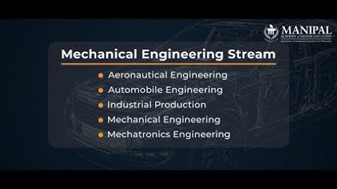 Engineering Specializations | Mechanical Stream at MIT Manipal
