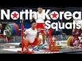 North Korea Back Squats 2015 World Weightlifting Championships