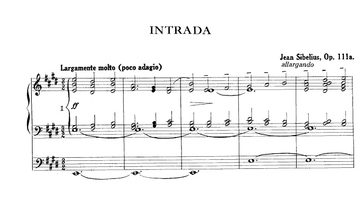 Jean Sibelius - 2 Pieces for Organ, Op. 111