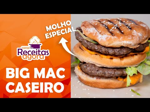 Receita fácil Big Mac caseiro