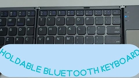 Unboxing portronics chicklet Foldable Bluetooth Keyboard