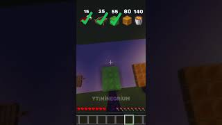 Minecraft Blocks Test 🤯😱#minecraft #minecraftshorts #minecraftmemes #minecraftpe #shorts