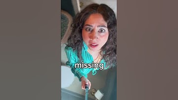 She flooded her bathroom... #shorts #shortsfeed #youtubeshorts #cringe #comedy #funny