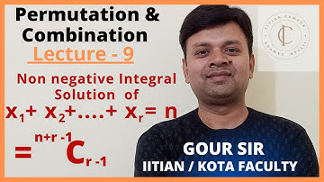 IITianCampus : Division of identical objects, non negative integral solution Permutation Combination