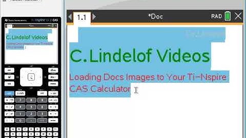 Uploading Docs Images to Your Ti Nspire CAS BETTER THAN EVER