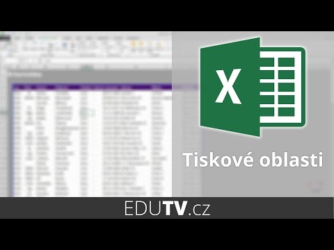 Video: Jak v excelu vytisknout vybranou oblast?