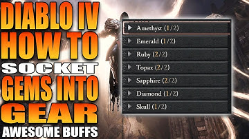 How To Put Gems Into Sockets In Diablo IV