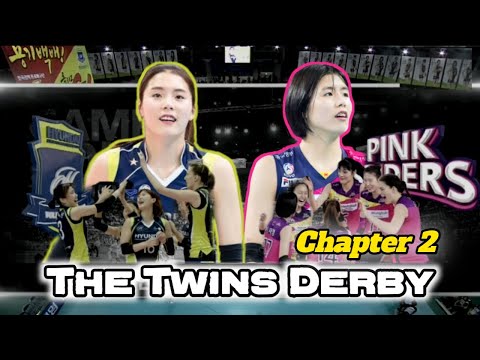 The Twins Derby Chapter 2 | Lee Dayeong (이다영) vs Lee Jaeyeong (이재영) - VLeague 2014-2015 #이다영