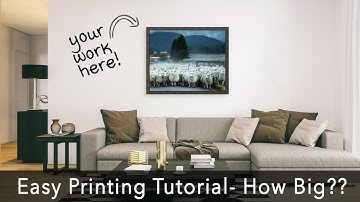 Printing BIG Prints Explained Simply - From Lightroom Classic to Print Shop