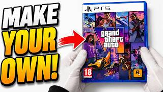 How to Make a Custom PS5 Game Case & Disc (GTA 6 Tutorial) screenshot 5