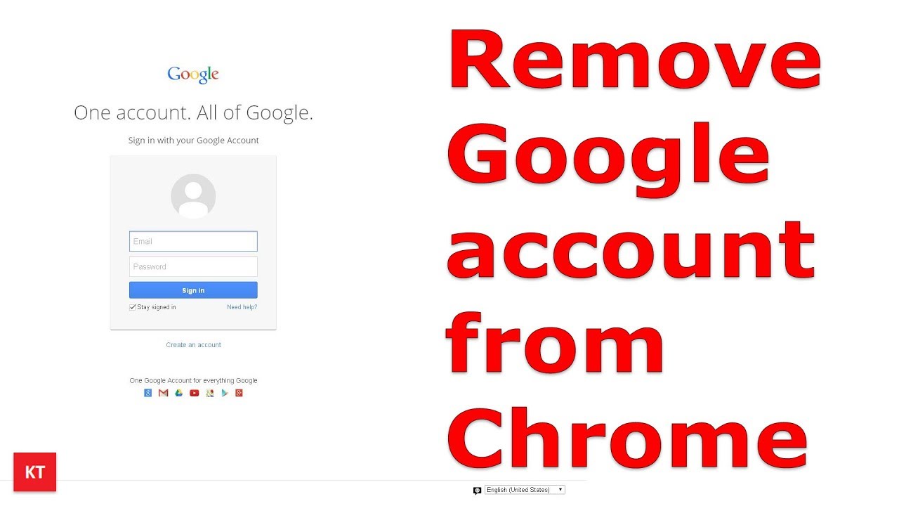 How to remove google account (gmail account) from Chrome