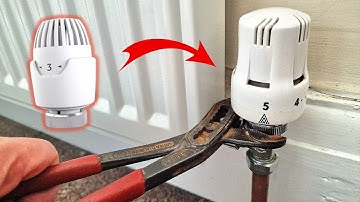 How To Change A Radiator Valve Thermostat Head In 60 Seconds