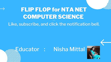 T Flip Flop MCQ | NTA NET Computer Science