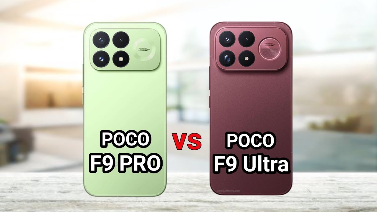 Poco F9 Pro vs Poco F9 Ultra gaming comparison