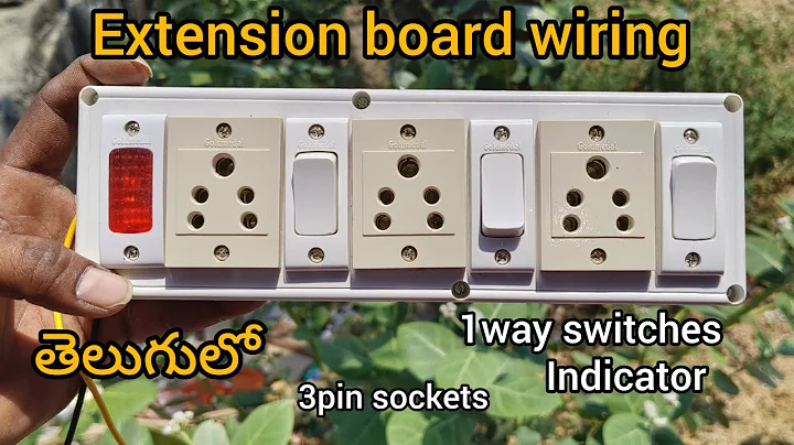 HOW TO MAKE EXTENSION BOX//EXTENSION BOX  WEARING🤔// 7waypvcbox.1wayswitches.3pinsockets. indicator