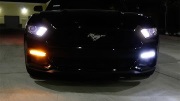 Switchback LED Daytime Lights/Turn Signal Lamps For 2015-17 Ford Mustang