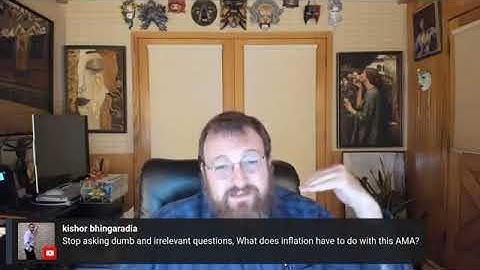 Charles Hoskinson on Stop asking dumb and irrelevant questions What does inflation have to do with t