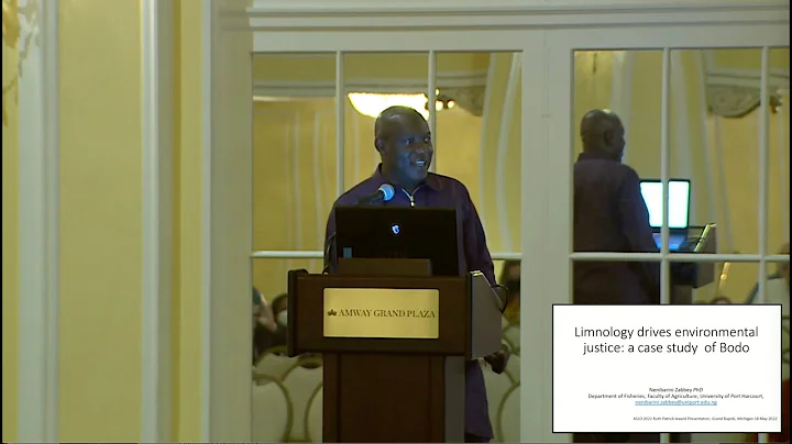2022 Ruth Patrick Award to Nenibarini Zabbey
