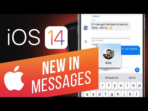 Video: Nauja „iOS 14“: Kaip Atsakyti į Konkretų Pranešimą „iMessage“pokalbiuose