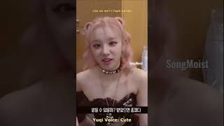 Yuqi's voice changing from cute to deep husky #gidle #yuqi #tomboy