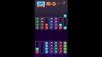 Ball Sort - Color Puzzle Level 284