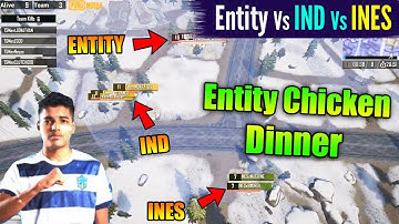 TSM Entity Back With Chicken Dinner 😍 | Entity Vs IND Vs INES Intense Fight | Fnatic Strong