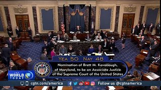 US Senate confirms Kavanaugh to Supreme Court after epic struggle