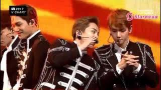 [170408] V5 5th V Chart Awards EXO ( Lotto   Monster )