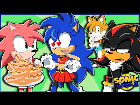 Sonic, Shadow & Tails Play Sonic World! 