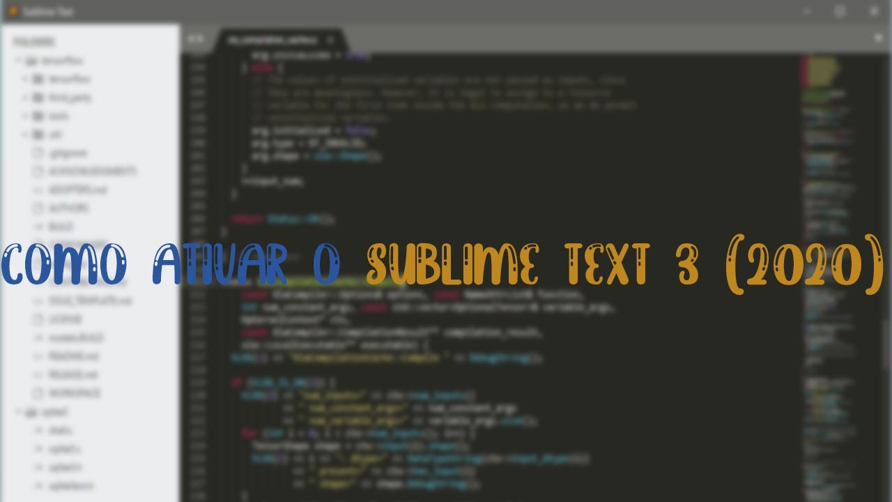Como ativar o Sublime Text 3 2020 (serial/license key na descrição ↧↧↧ ...