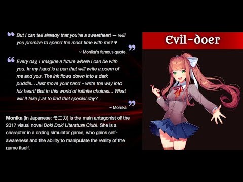 Monika (Doki Doki Literature Club), Villains Wiki