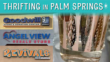 THRIFTING in Palm Springs | Goodwill, Angel View & Revivals Thrift Stores