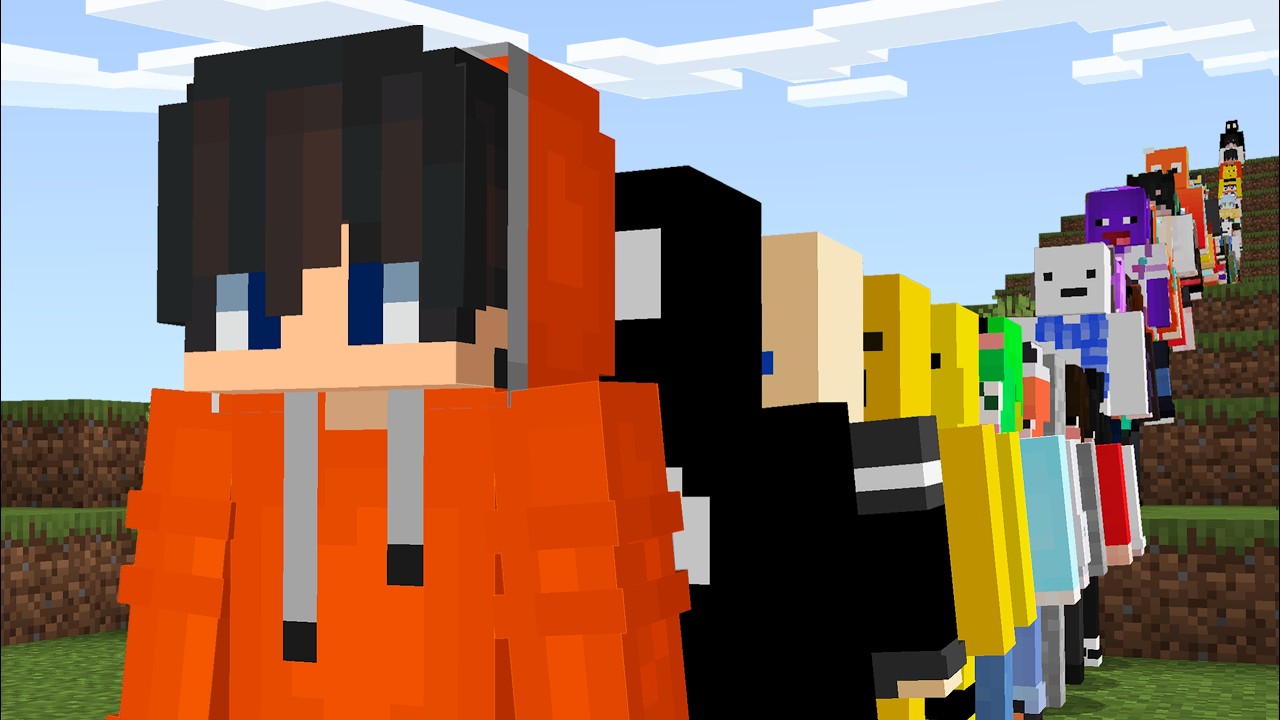 1분마다 사람이 바뀌는 마인크래프트