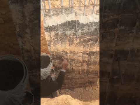 ملو مادة التزريع بابسط الطرق لزوم تزريع الاستكات لعمل قميص لعمود خرساني المرحلة التالته