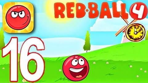 Red Ball 4 Mobile - Gameplay Walkthrough Part 16 All Levels (iOS - Android)