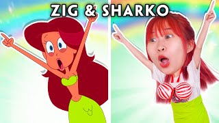 Dance Night Party - Zig And Sharko In Real Life | Funniest Compilation Of Zig & Sharko