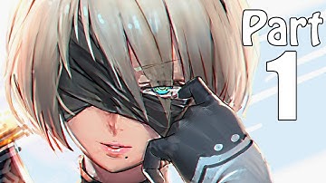 NieR Automata Gameplay Walkthrough Part 1- 2B (PS4 Gameplay) [Route A]