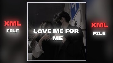 English song love me for me /// 🔁xml file check link🔰description box ✅