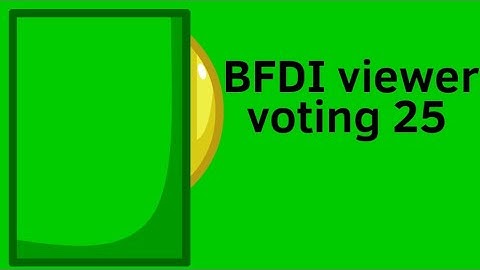 BFDI viewer voting 25