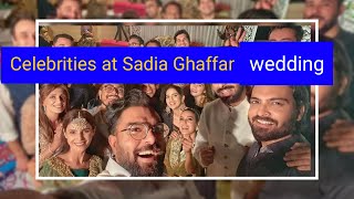 Celebrities at Sadia Ghaffar and Hassan Hayat Dholki Night | Latest clicks of Sadia Ghaffar Dholki