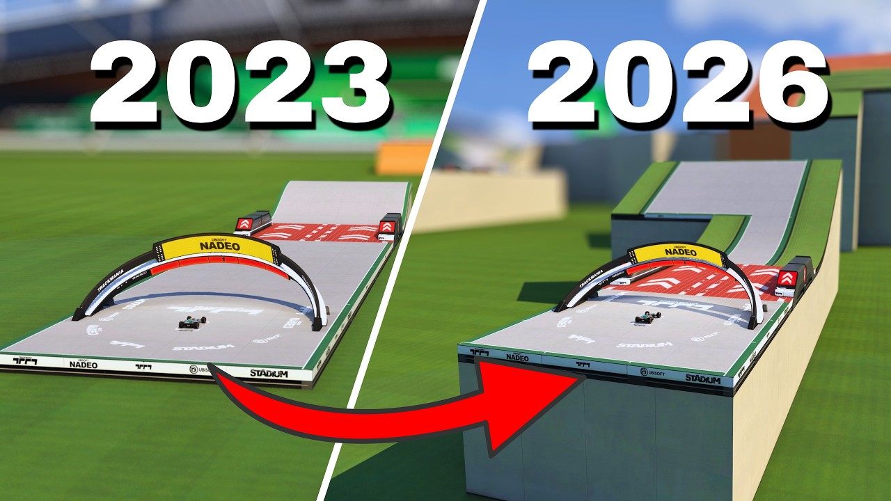 I Recreated My First Ever Trackmania Map - YouTube