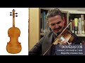 Douglas cox 1721 strad violin 1030 2023  cristian fatu  at the metzler violin shop