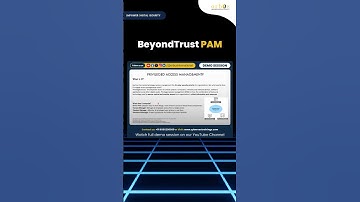 Ready to learn more about BeyondTrust PAM? Check out the full demo on our YouTube channel now!