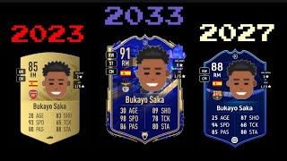 Playing the career of Bukayo Saka in World Soccer Champs 🏆 (10 seasons to glory)