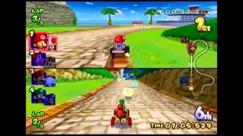 Mario Kart: Double Dash - 2 Player Multiplayer Part 2