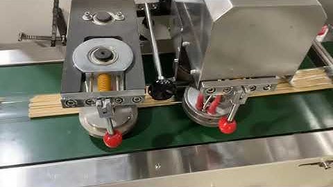 Automatic bamboo skewer stick counting packaging machine #packingmachine #packagingmachine