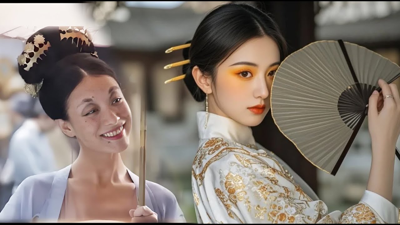 女孩出场被称“天下第一丑女”，殊不知面扇下真实的她竟是个绝世美女！ 💗 Chinese Television Dramas