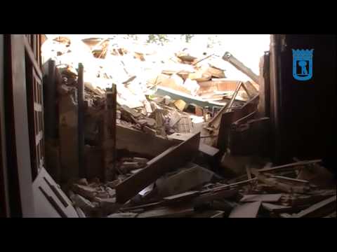 Nuevas imágenes edificio colapsado Duquesa de Tamames  3 agosto15